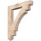Ekena Millwork Merced Arts & Crafts Smooth Bracket, Douglas Fir, 5 1/2"W x 42"D x 48"H BKT06X42X48MRC03SDF - alternate 1